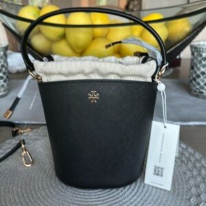 Brand new Tory Burch  Emerson mini bucket bag